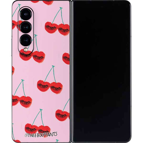 Bouffants and Broken Hearts Cherry Lash Galaxy Z Fold4 5G Skin